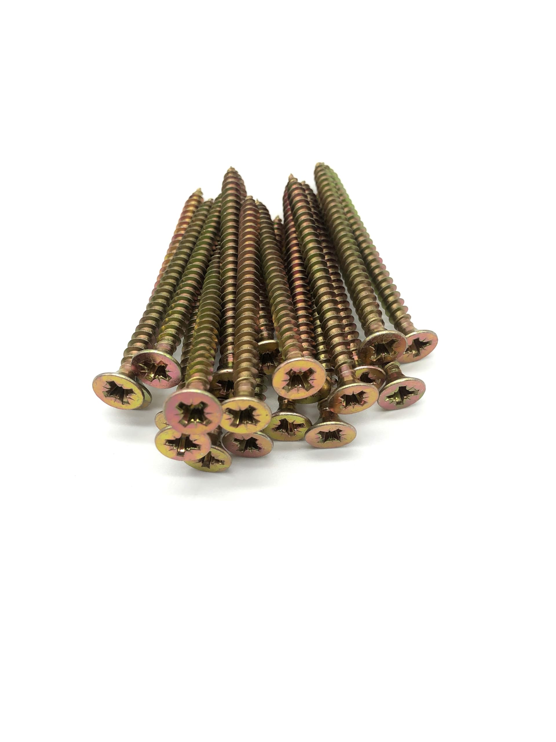 200 Pcs Box of Wood Screws 6mm x 80mm Double Countersunk Premium Easy Drive Woodscrews