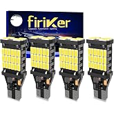 4PCS Bright White 921 T15 W16W LED Brake/Backup Reverse Lights, Error Free | 912 921 906 922 LED 45SMD-4014 Chipsets, Car Bulbs For Car Truck Backup Reverse Tail 3rd High Mount Stop Lights Cargo Lights