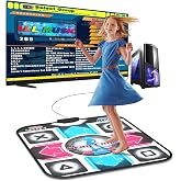 BEBAPOW USB Dance Mat for PC/Computer, Upgraded Dance Pad for Home Entertainment &amp; Exercise, Dancing Game Installer Included, Only Compatible with Windows System (Pattern-A)