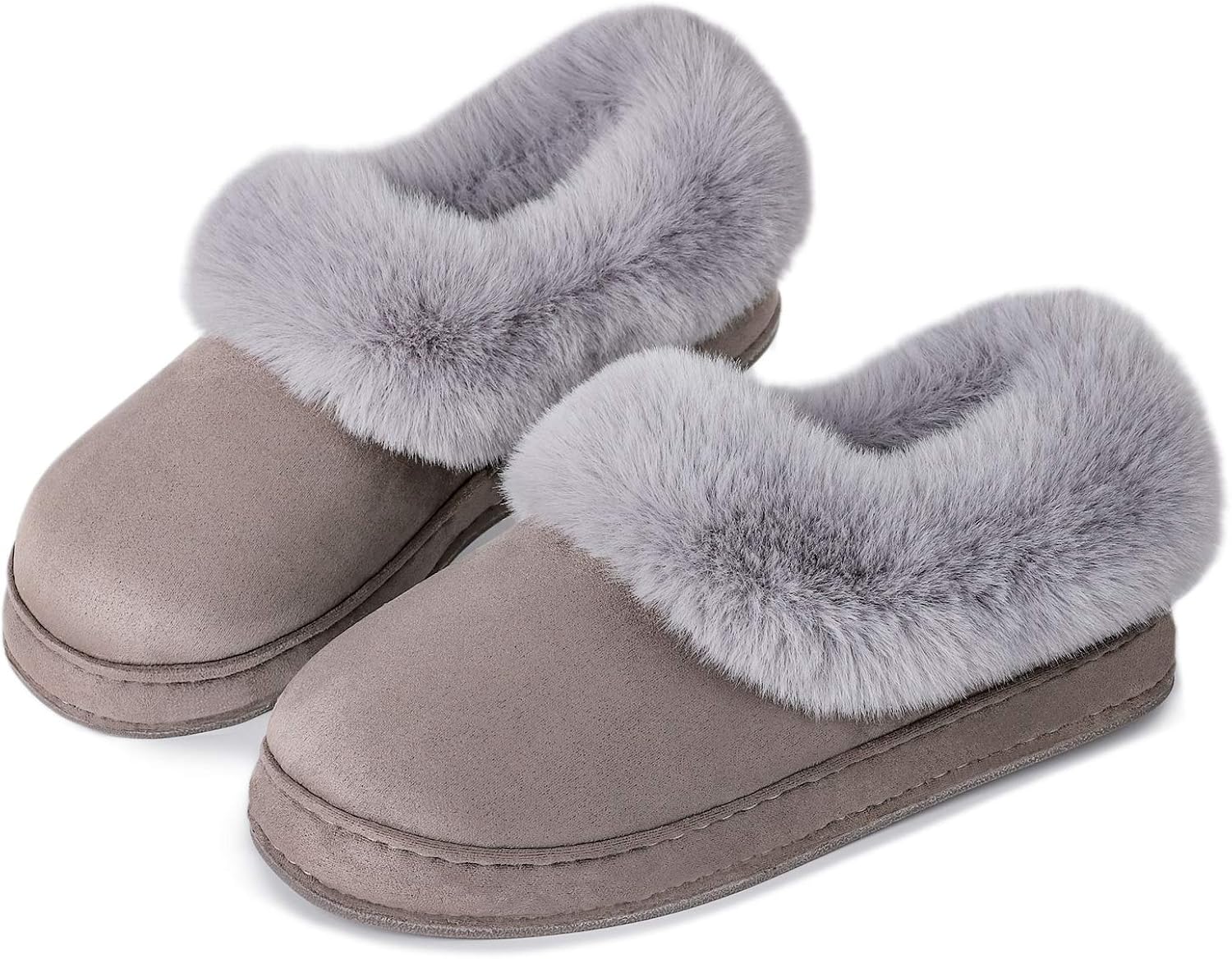 Vegan fluffy slippers Clearance