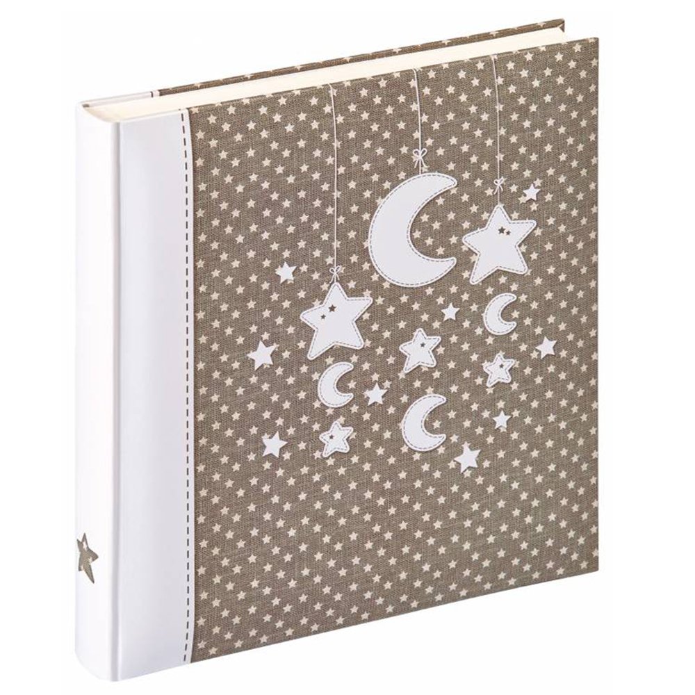 Walther Board, Brown, Stars and Moon Design UK 208 Photo Album 28 x 4.5 x 31 cm