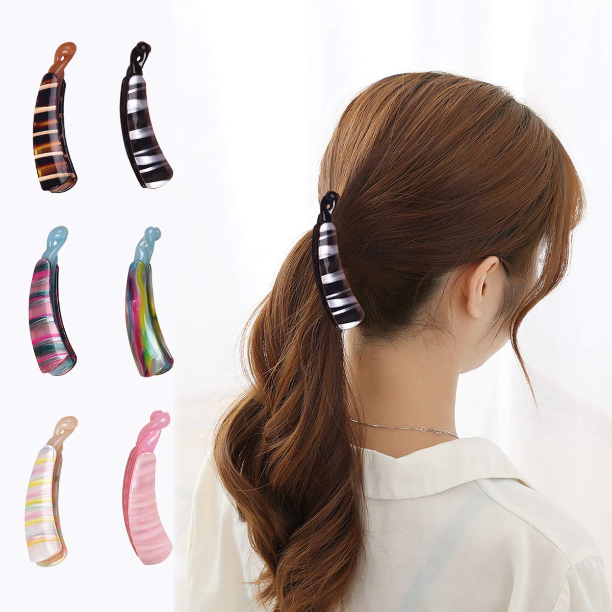 Hair Clips, Acetate Plate Hair Clip 