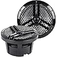 Skar Audio SK8MB 8" 2-Way Marine Full Range 500 Watt Coaxial Speakers, Pair (Black)