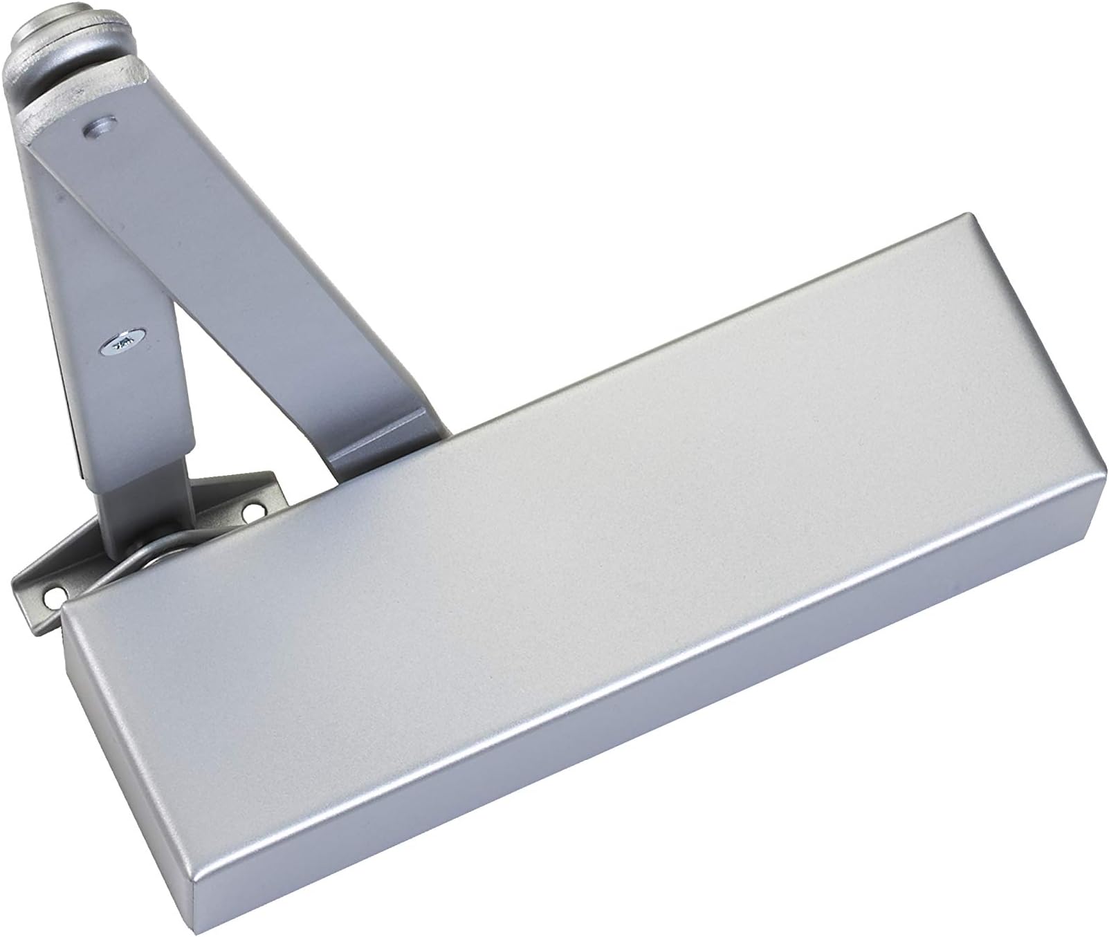 Power Size 3 Door Closer for Fire Doors - Silver - British Made - CE Marked
