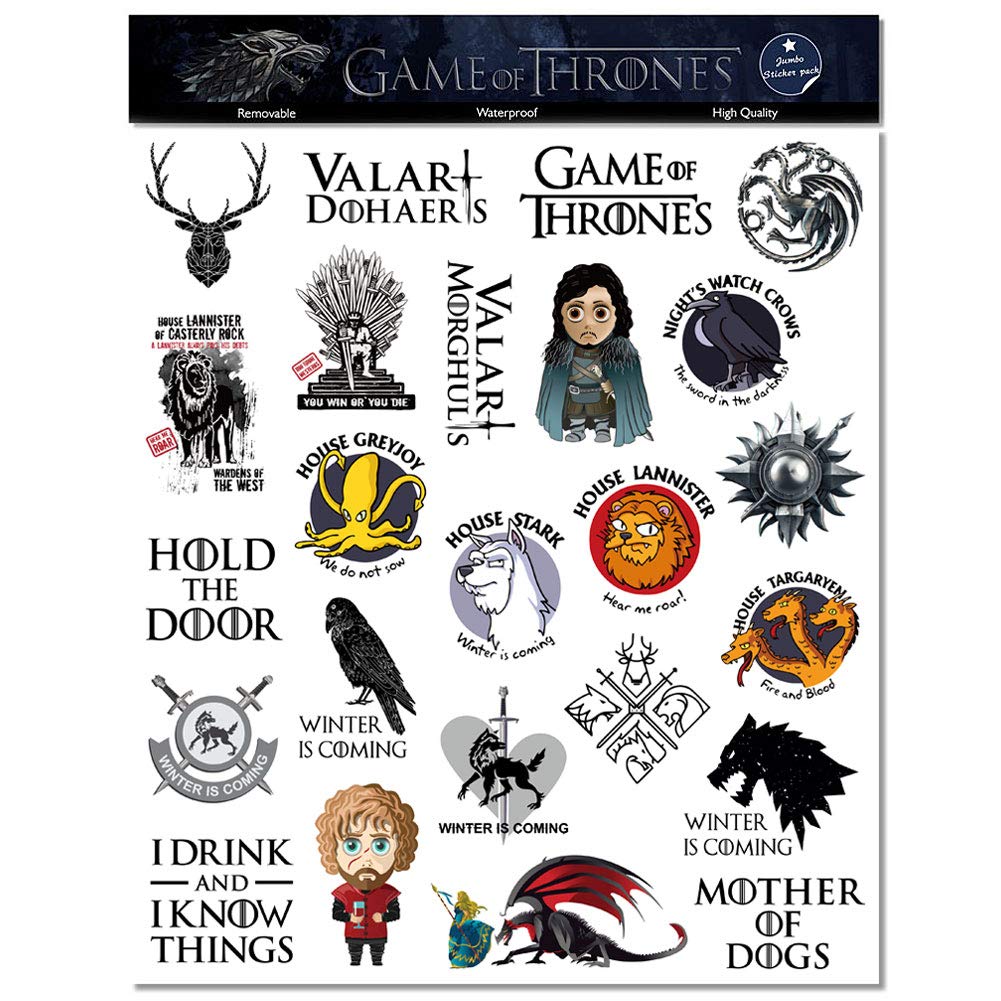 S 021 24pcs Game Of Thrones Season 8 Stickers Macbook Pro Vinyl Stickers Macbook Air Stickers For Water Bottles Hydro Flask Stickers Vsco Stickers Laptop Stickers Buy Online In Greenland At Greenland Desertcart Com Productid S 021 24pcs Game Of Thrones Season 8 Stickers Macbook Pro Vinyl Stickers Macbook Air Stickers For Water Bottles Hydro Flask Stickers Vsco Stickers Laptop Stickers Buy Online In Greenland At Greenland Desertcart Com Productid