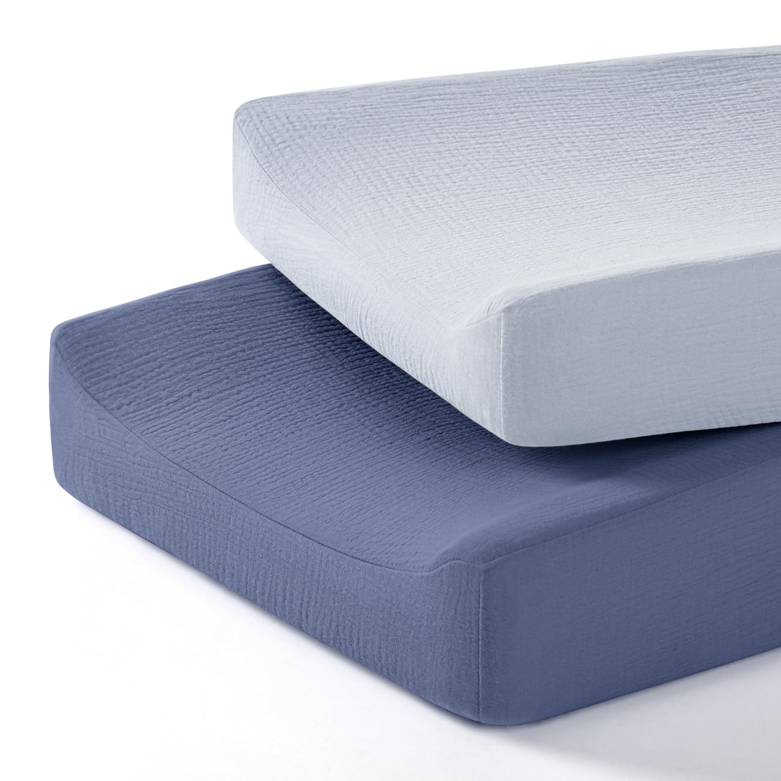 Photo 1 of lulumoon Baby Changing Pad Cover: Muslin Diaper Changing Table Pad Cover - Changing Pad Sheets for Girls Boys