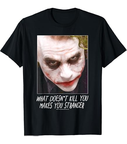 Amazon.com: The Dark Knight Dark Joker T-Shirt : Clothing, Shoes