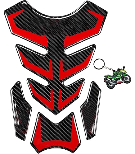 Amazon.com: REVSOSTAR 5D Real Carbon Fiber, Motorcycle Decal
