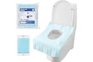 NULINE MEDICAL 60 Packs Disposable Toilet Seat Covers, 15.7 x 23.6 Inch XL Portable Toilet Seat Cover for Adults and Kids, Individually Packaged for Public Toilet, Outdoors, Hotel, Travel