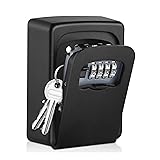 Key Lock Box Wall Mounted,4 Digit Combination