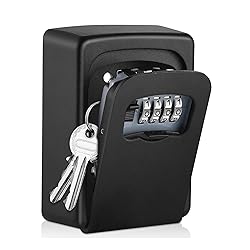 Key Lock Box Wall Mounted,4 Digit Combination