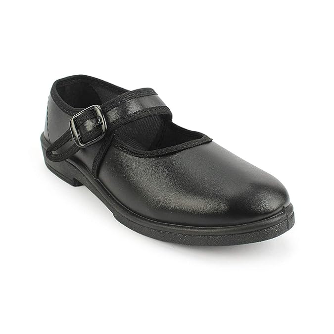 Buy schoolfun Girls' Black Uniform Shoes 3 UK at Amazon.in