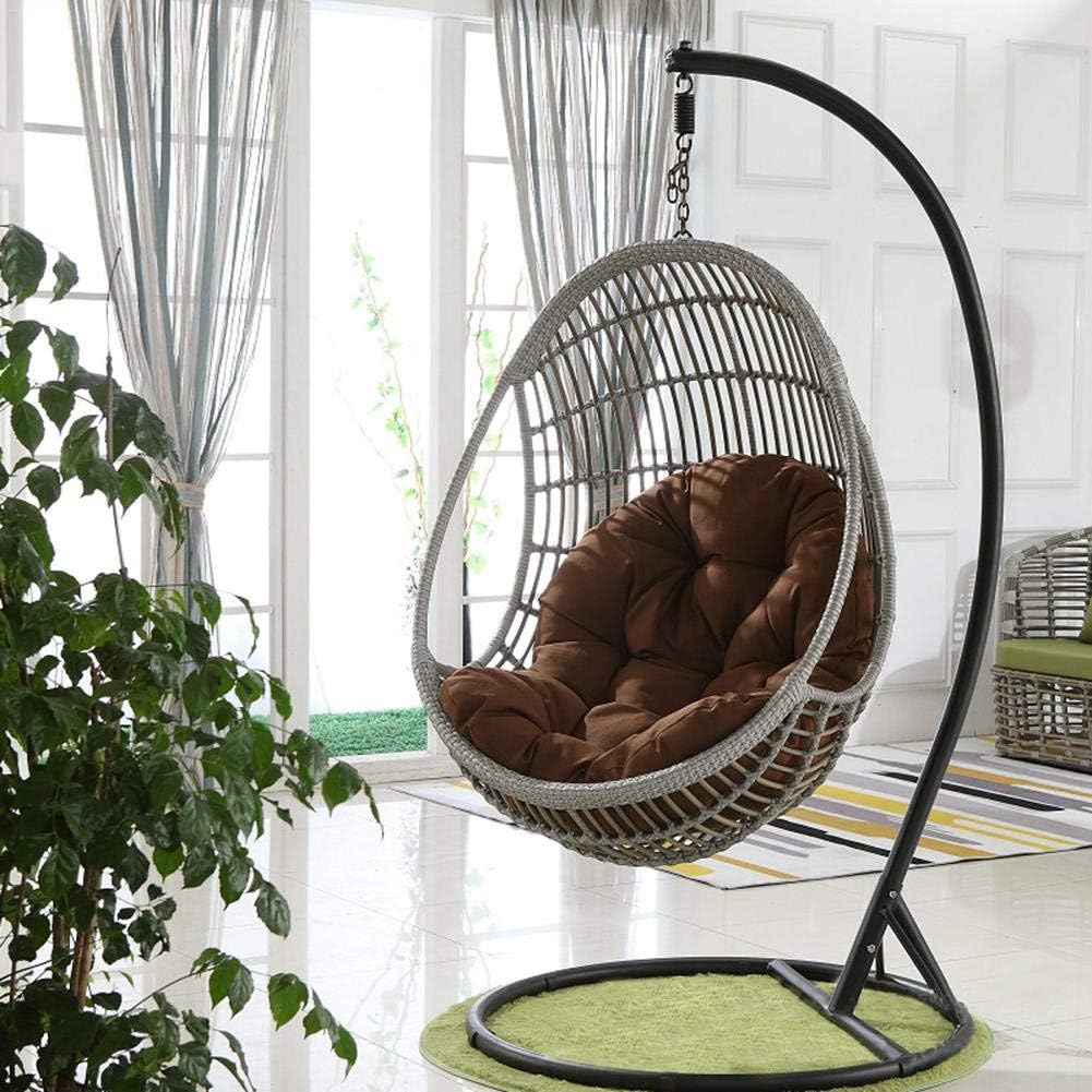 humflour Swing Hanging Basket Seat Sofa Cushion Covers, Indoor outdoor Non-slip thickened Soft Swing Chair Cushion (Without Stand), suitable for hammocks,hanging baskets, swing chairs