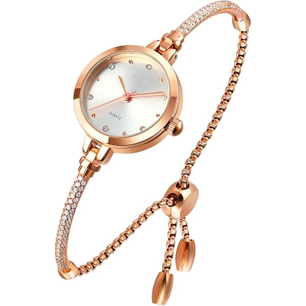 Amazon.com: Gosasa Luxury Women Analog Quartz Watch Small  display picture 2