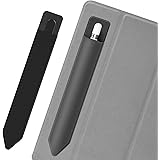 Pencil Sleeve Compatible with Apple Pencil 1st 2nd Gen, YUOROS Stylus Surface Pen Holder Stick on iPad Tablet, 2 Pack (Grey,