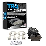 TRQ Rear Brake Pads Ceramic Compatible with