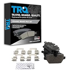 TRQ Rear Brake Pads Ceramic Compatible with