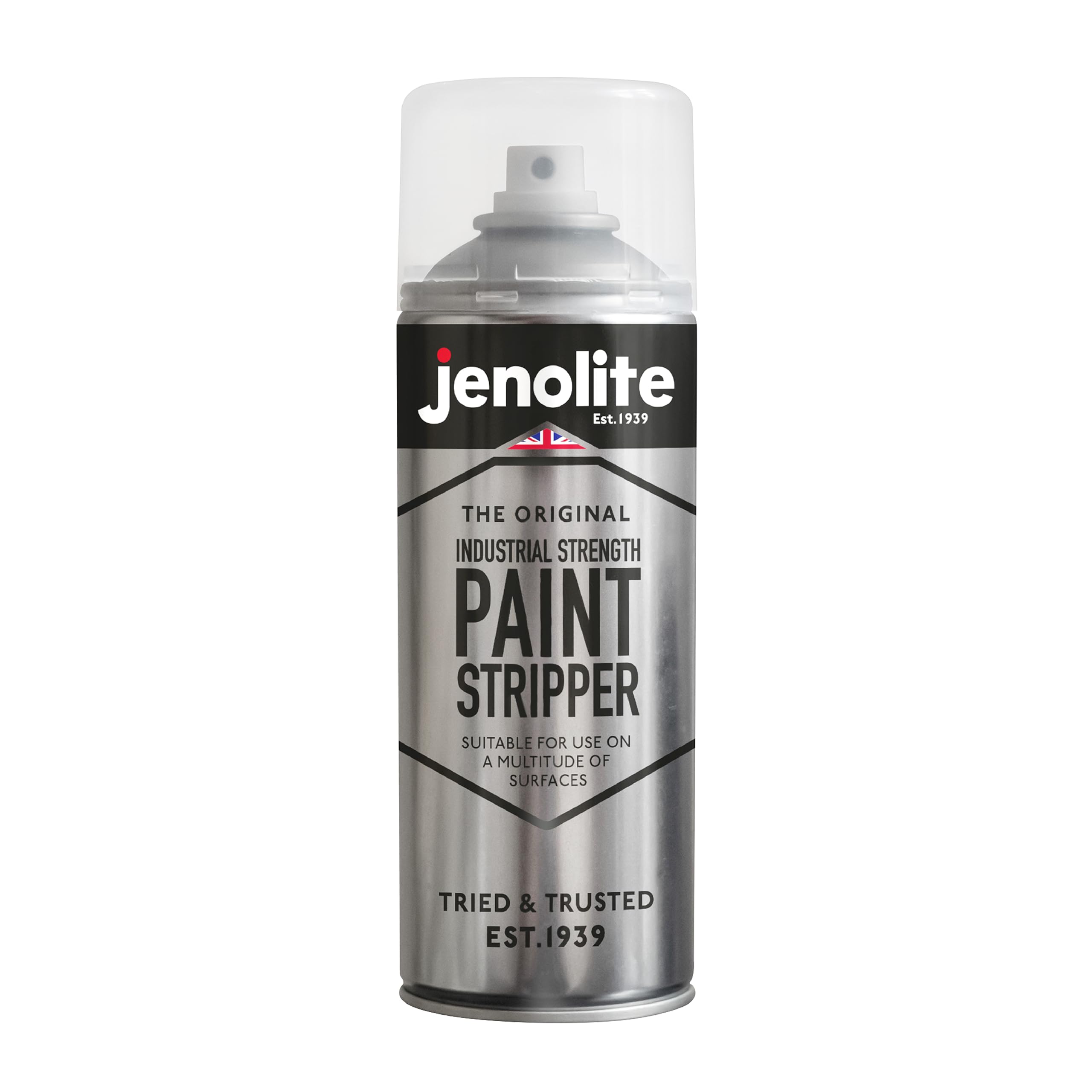 JENOLITE Industrial Strength Paint Stripper Aerosol | Non-Drip Gel Formula | 400ml | Paint Remover and Varnish Stripper | Paint Stripper For Metal, Wood, Brick, Concrete