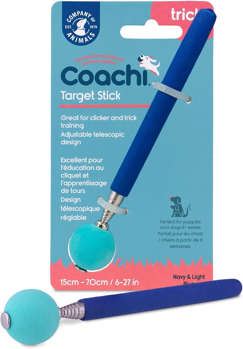 Coachi Target Stick Telescopic with Large Ball Navy/Light Blue