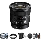 Sony FE 16mm f/1.8 G Lens &ndash; Ultra-Wide Prime for E-Mount | Fast Aperture f/1.8 | Lightweight, Weather-Resistant | Filter Kit, Cleaning Kit, Pouch &amp; Cap Keeper