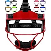 Exxact Sports Softball Face Mask Girls Youth & Adult, Protective Lightweight Fielders Mask Softball Youth for Enhanced Performance