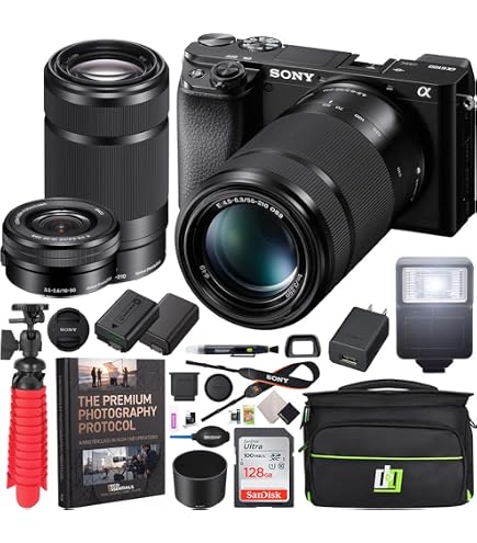 Amazon.com : Sony Alpha A6100 Mirrorless Camera with 16 50mm and