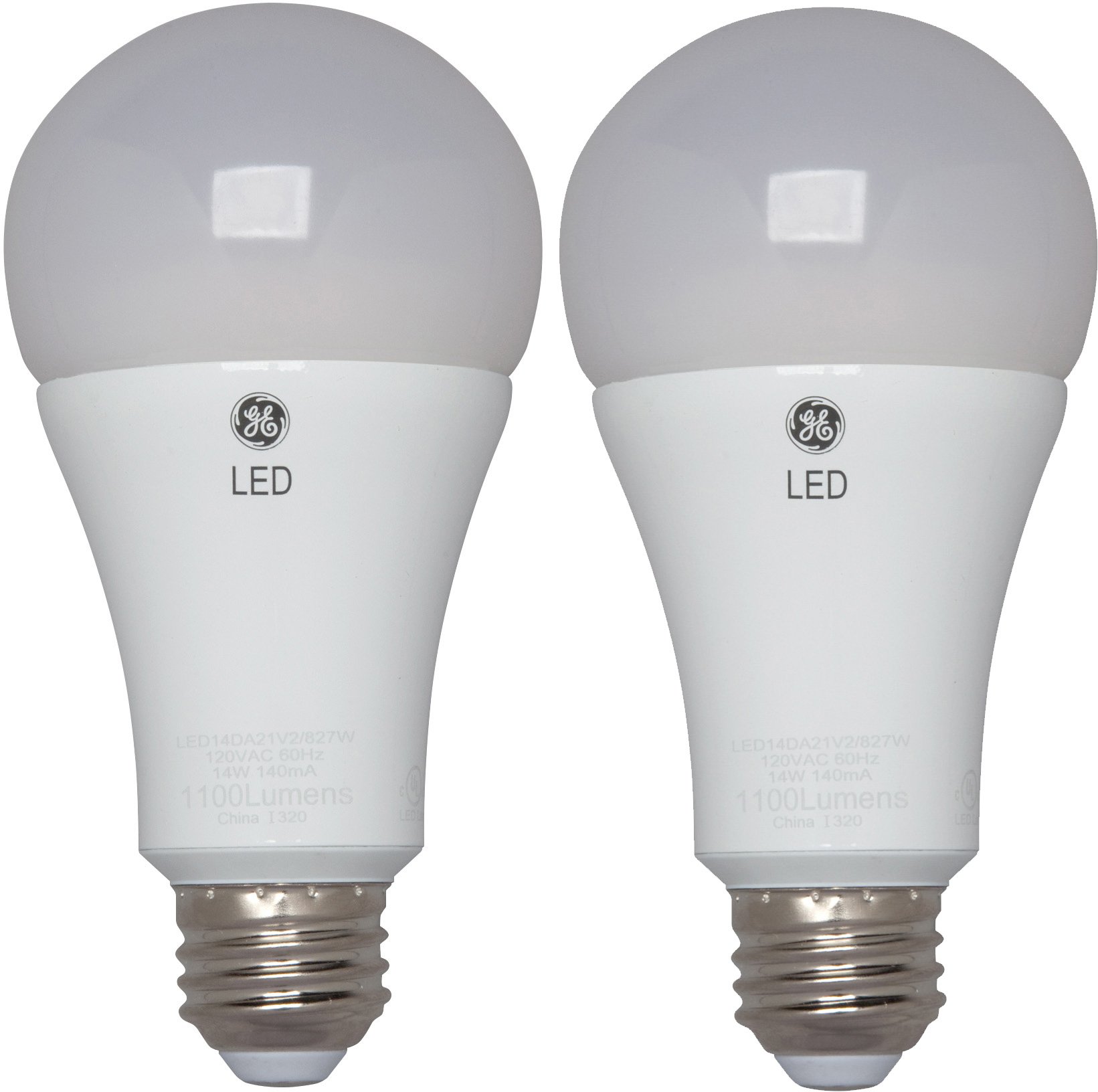 GE Lighting 65943 LED A21 Light Bulb with Medium Base, 14Watt, Soft