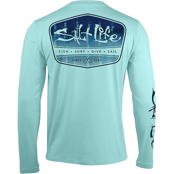 Amazon.com: Salt Life Marlin Fade Performance Short Sleeve