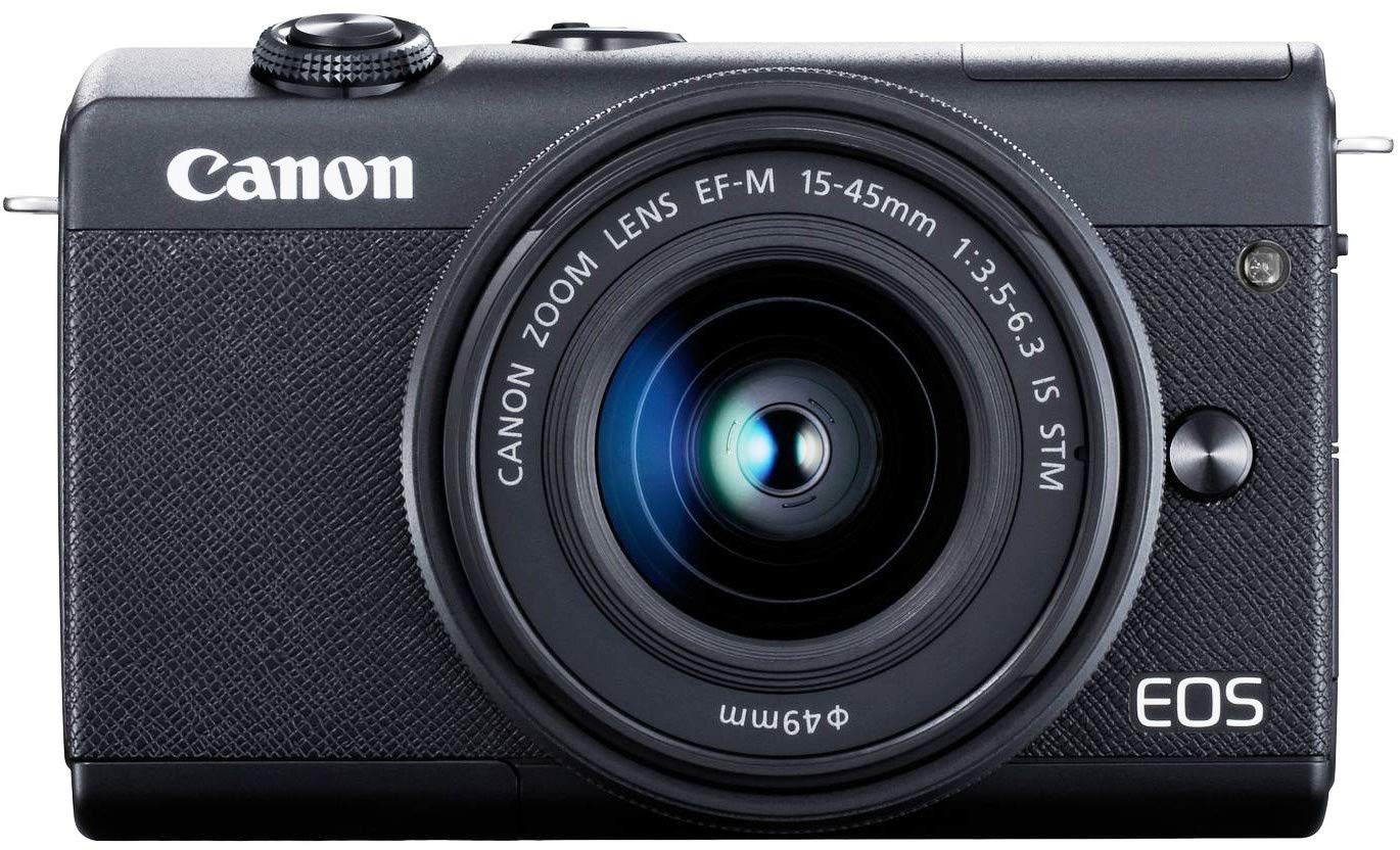Canon EOS M200 MILC 24.1 MP CMOS 6000 x 4000 pixels Black EOS M200, 24.1 MP, 6000 x 4000 pixels, CMOS, 4K Ultra HD, Touchscreen, Black