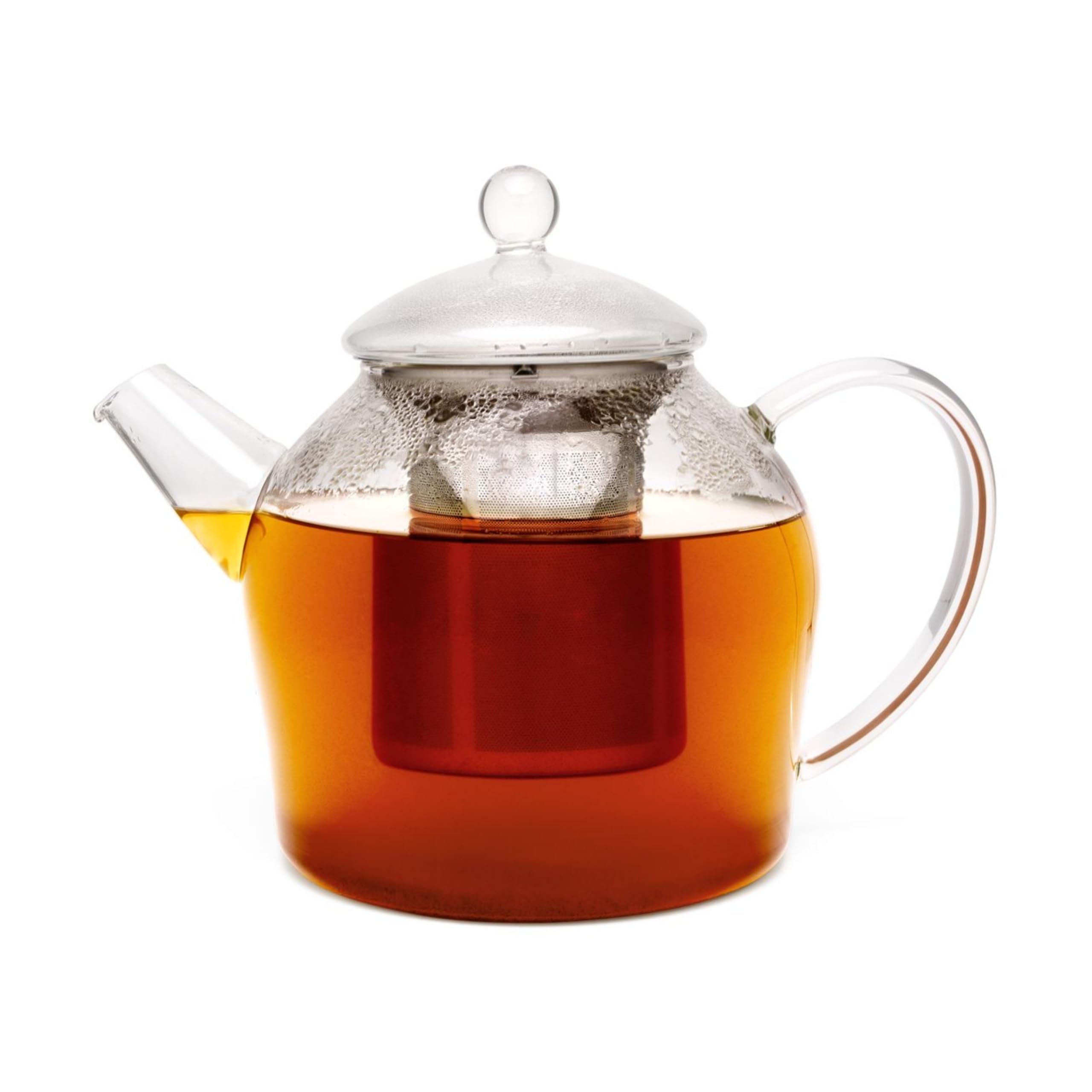 BREDEMEIJER Tetera Minuet Santee vidrio y filtro inox 1.2L, 143x223x173