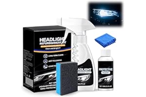 Car Headlight Restoration Kit, 2026 New Headlamp Restoration Kit, Head Light Restore Kits for Light Scratches & Anti Yellowin