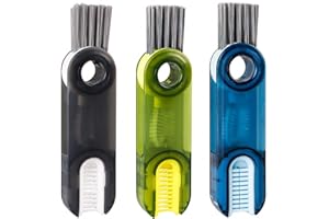 OxiTa 3 in 1 Cup Lid Gap Cleaning Brush Set (3Pcs), Multifunctional Insulation Bottle Cleaning Tools, Multipurpose Bottle Gap Cleaner Brush, Water Bottle Cleaner Brush,Home Kitchen Cleaning Tools