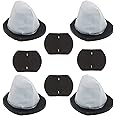 Aolleteau 4 Sets 2030 Vacuum Dust Filters Replacement for Bissell Vacuum Cleaners 2030, 2030L, 20303, 20306, 20307, 20309, 2030H, 2030V, 2030X, 2030Z