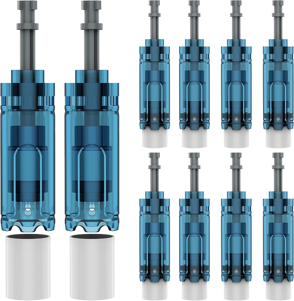 12Pcs 18Pin Microneedling pen Cartridges for Dr Pen M8S/A11 at Home Use | 0.25mm
