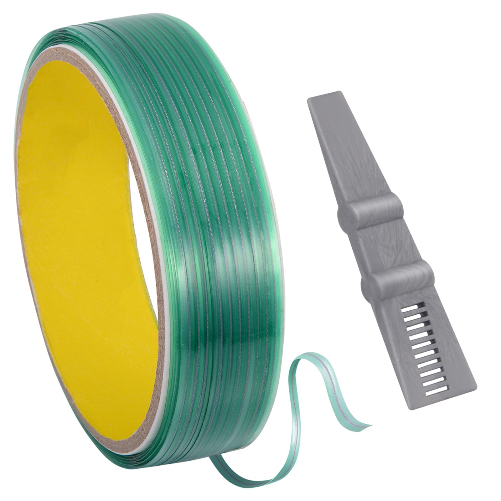 15M Cutting Band, Knifeless Tape Knifeless Finish Line, Vinyl Film Knifeless Wrap Edge Detailer Tape, Cutting Scratch-Free Car sticker tools for Cutting Line Pinstripe Graphic Car Design Decal