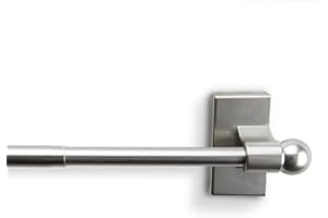 Rod Desyne Mag-15 Magnetic Rod 17-30-Inch-Satin Nickel