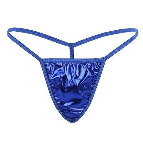 CHICTRY Wetlook Damen String Tanga Lackleder Unterhose Unterwäsche Mini Slip Bikini Hose Schlüpfer