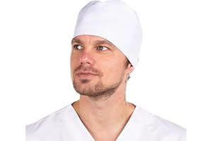 DOKTORAM Solid Working Cap Scrub Cap for Women and Men Unisex Surgical Cap Comfortable and Stylish Scrub Hat