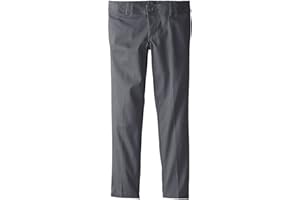 French Toast Girls' Little Stretch Twill Skinny Leg Pant with Pockets, School Uniforms for Kids and Teens