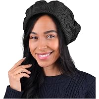 Hysunland Black Satin Lined Hats for Women Ladies Winter  display picture 1