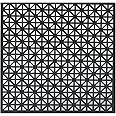 M-D Building Products 56006 12 in. x 24 in. x .020 in. Black Aluminum Sheet Union Jack