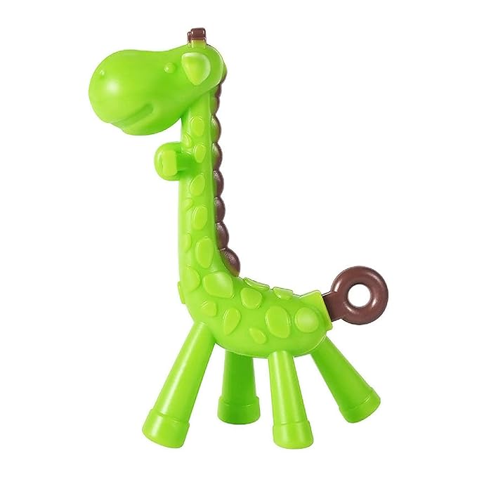 Buy Baby Giraffe Teether NonToxic BPAFree Silicone Safe and Flexible