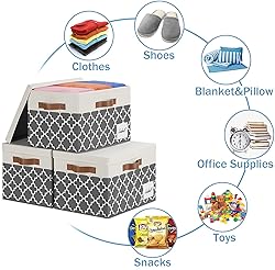 GhvyenntteS Extra Large Storage Bins with