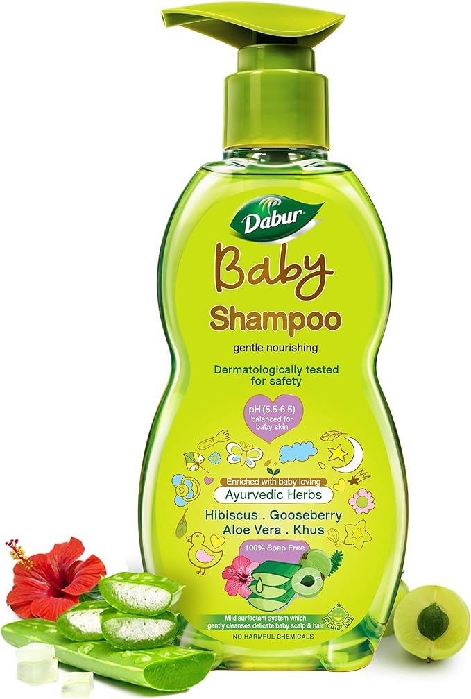 Buy Dabur Baby Gentle Nourishing Shampoo pH 5.5 balanced with No