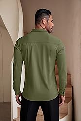 COOFANDY Men's Long Sleeve Shirts Casual Big and