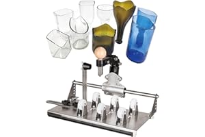 MiiMOO Glass Bottle Cutter - Multifunctional DIY Glass Cutting Kit for Bottles of Different Shapes and Sizes, Perfect for Wine, Beer, Whiskey, Liquor, and Champagne