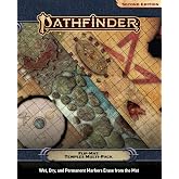Pathfinder Flip-Mat: Temples, 2-Map Multi-Pack, 24x30 Double-Sided | Maps Dry Erase Battle Grids, for Dungeon Masters and Players