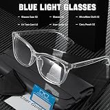 COOLOO Blue Light Blocking Glasses Anti Glare Lightweight TR90 Frames view 5