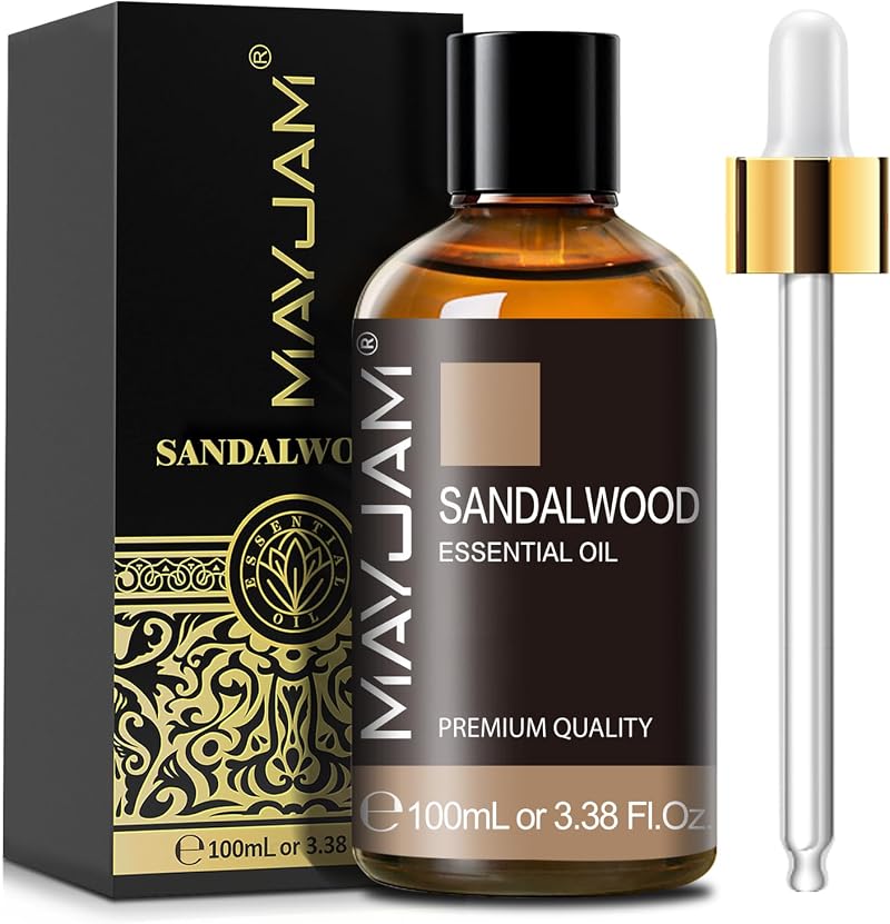 MAYJAM Sandalwood Essential Oils 100ML Diffuser Humidifier DIY