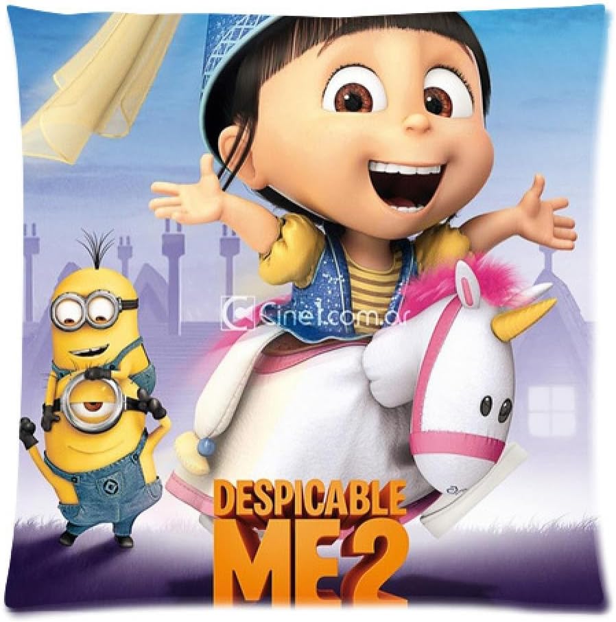 New Fashion Cartoon Despicable Me Minions One Direction 18X18 Pillow case (one sides)
